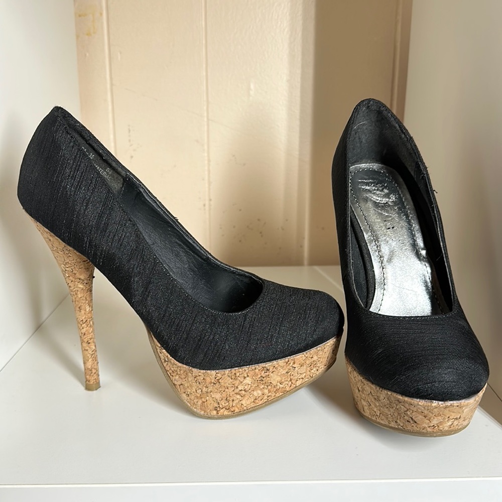 Cork screw heels